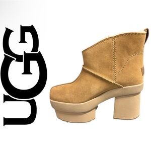 NEW UGG New Heights Platform Mini Suede 9